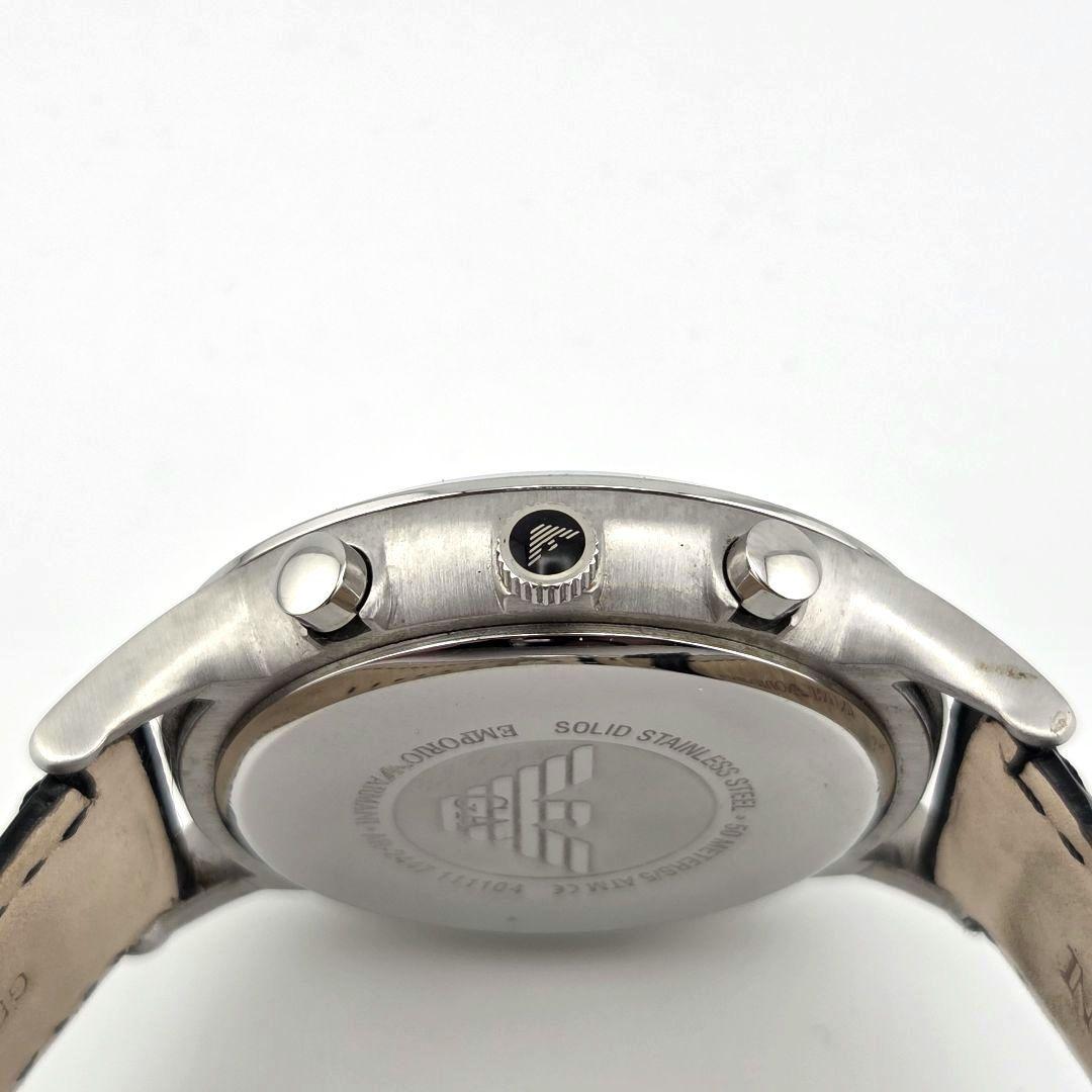 アルマーニ　EMPORIO ARMANI AR-2447 黒文字盤 メンズ腕時計