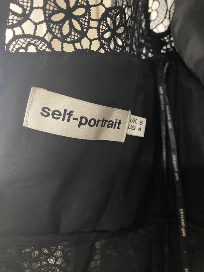 ❤️23秋新作 新品♡ SelfPortrait 白レースワンピース♡ 829