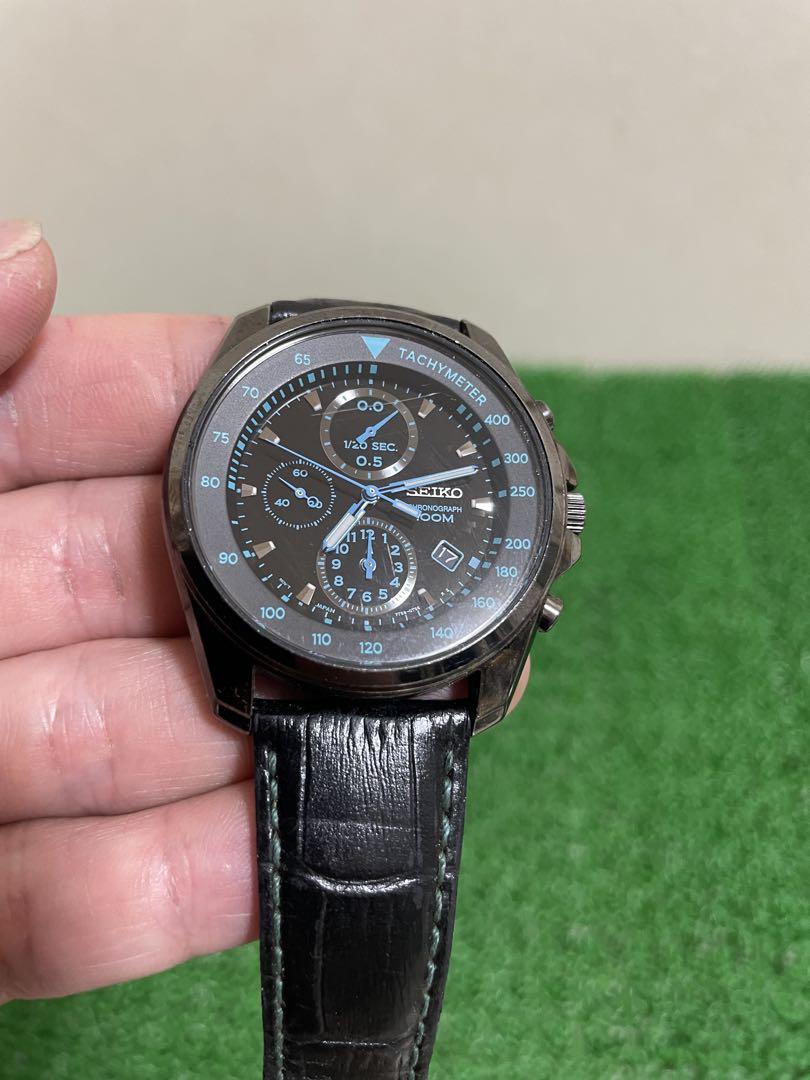 SEIKO セイコー 7T92-0NK0 メンズクォーツクロノグラフ腕時計