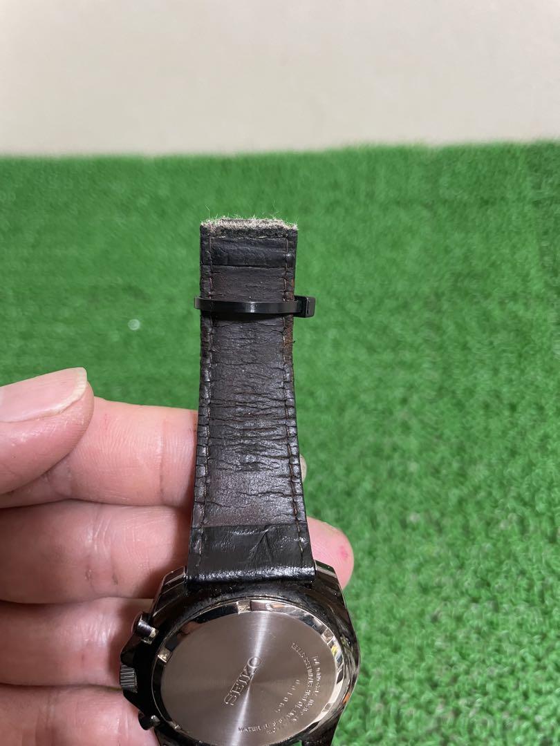 SEIKO セイコー 7T92-0NK0 メンズクォーツクロノグラフ腕時計