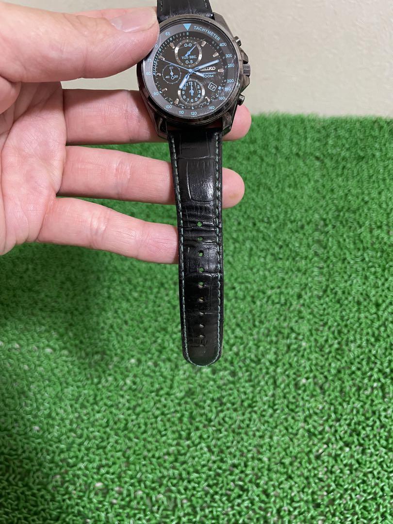 SEIKO セイコー 7T92-0NK0 メンズクォーツクロノグラフ腕時計