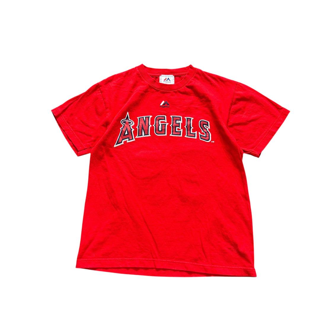 7SM5【Majestic】MLB ANGELS 大谷翔平 17番 Tシャツ 赤 - メルカリ