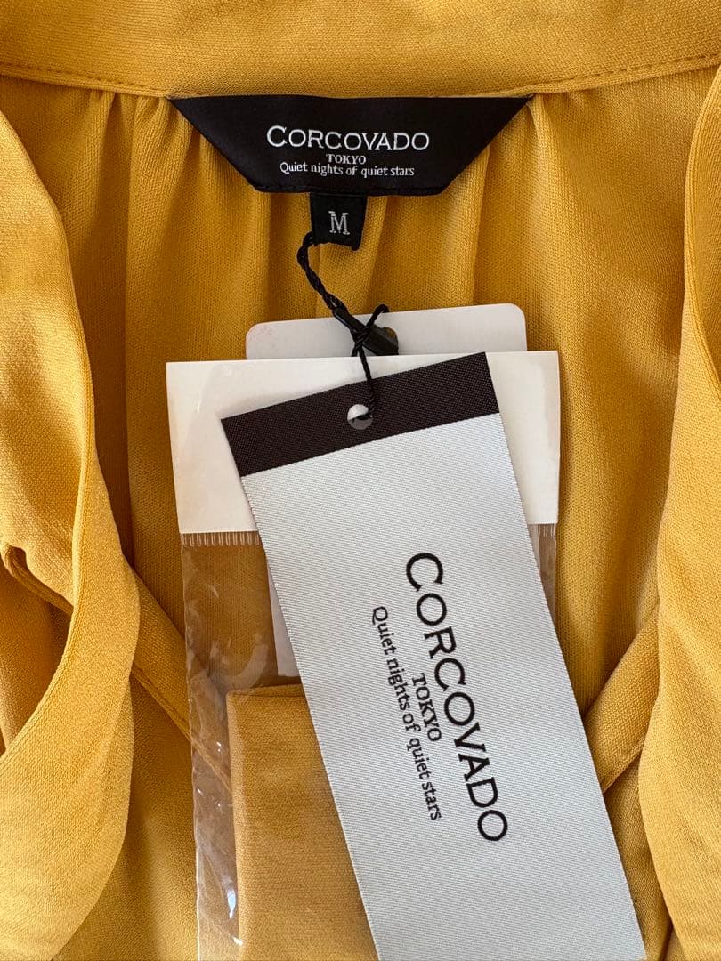 CORCOVADO コルコバード♡ギャザーシャーリングワンピース 38サイズ CORCOVADO コルコバード♡ギャザーシャーリングワンピース 38サイズ