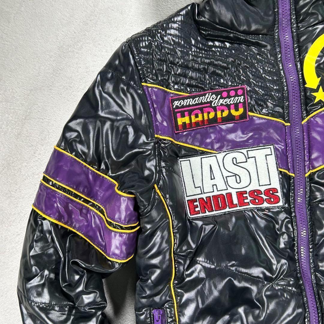 【CLONE DEVGRU】ダウン　ワッペン　プリント　ダブルジップ　メンズL