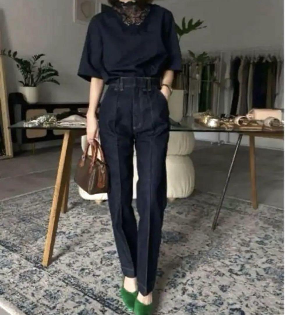 Ameri CENTER PRESS STRAIGHT DENIM