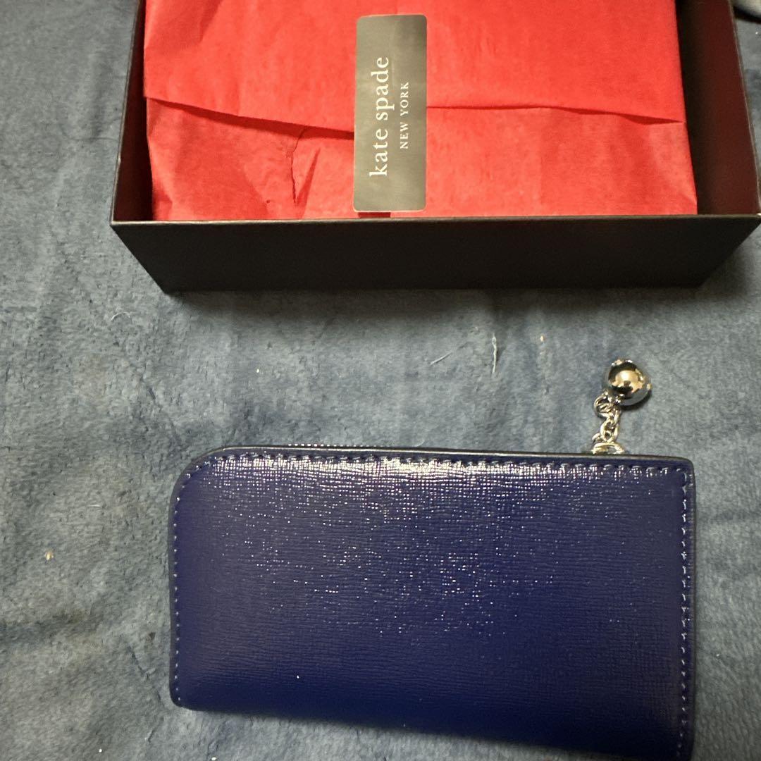 kate spade ネイビー カードケース