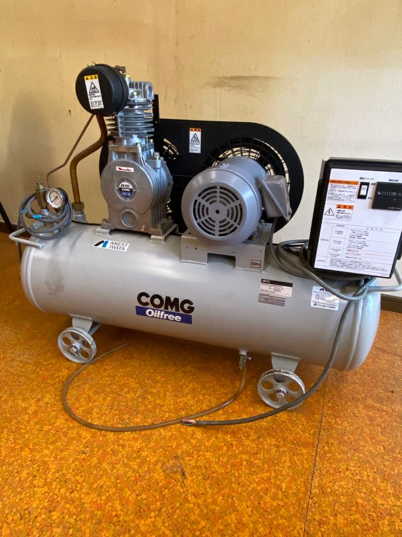 COMG オイルフリー コンプレッサー TFD15-10 70L