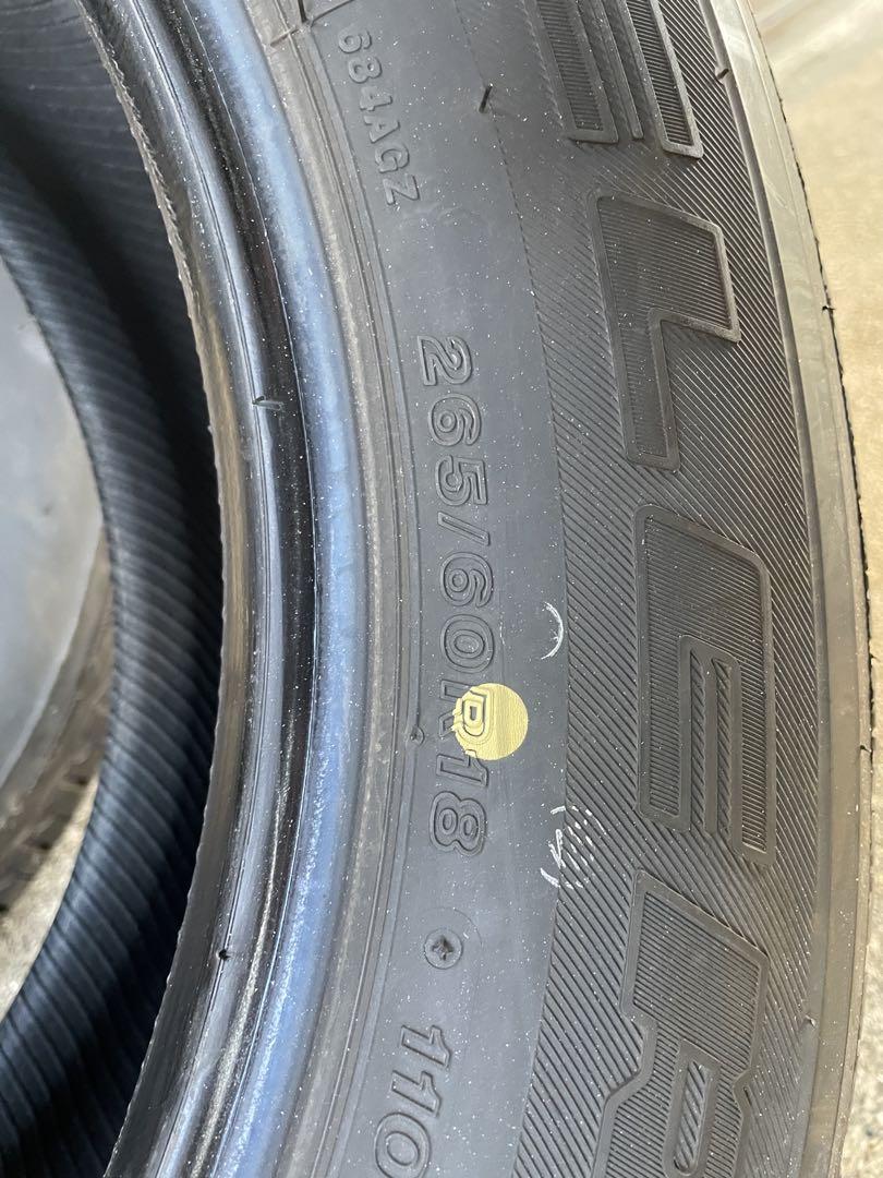 BRIDGESTONE DUELER 265/60R18 送料込　②