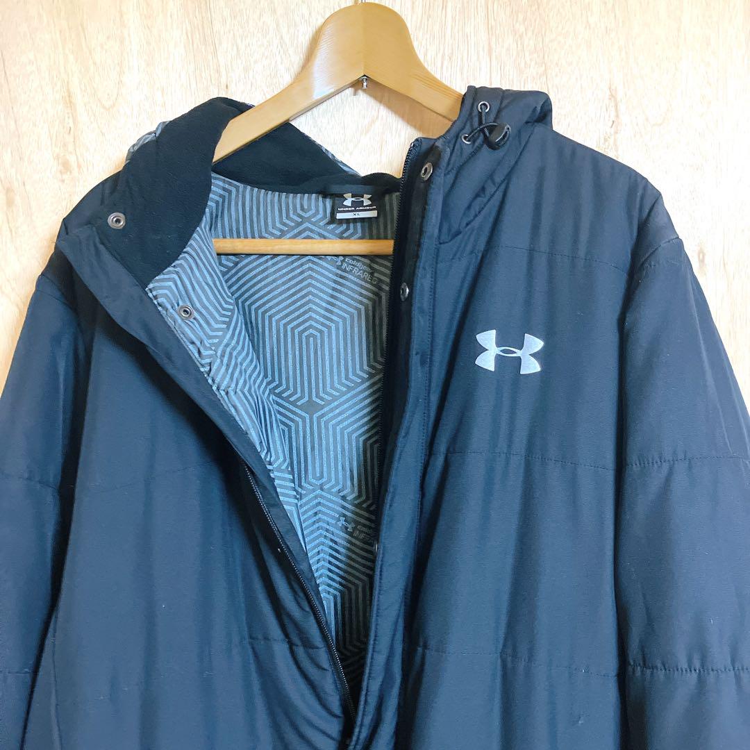 アンダーアーマー ベンチコート XLサイズ UNDER ARMOUR フード付き