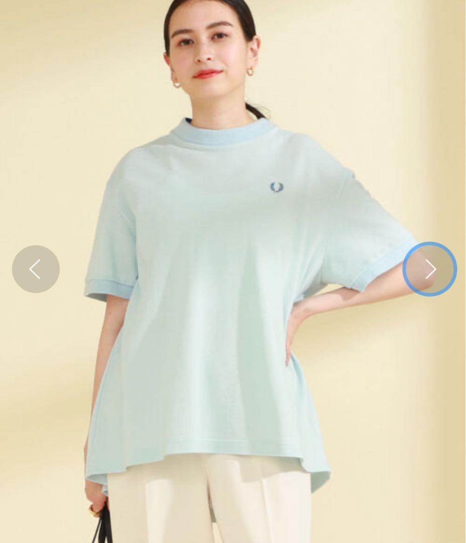 FRED PERRY × Ray BEAMS / 別注 オーバー Tシャツ