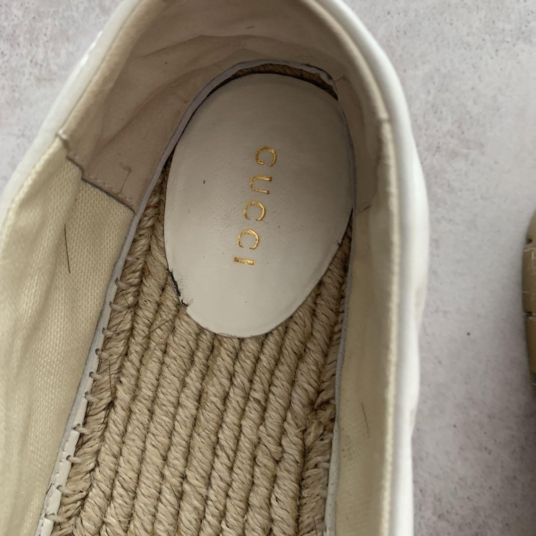 GUCCI ホワイト38.5