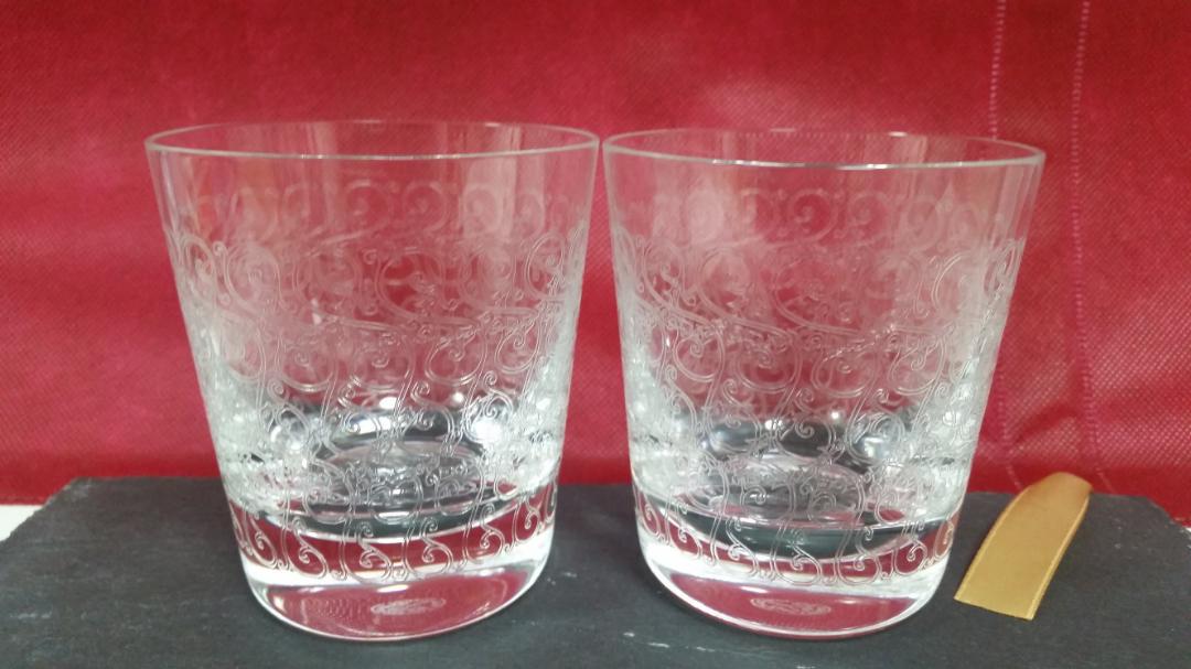 値下げバカラBaccarat 250周年 ローハンタンブラーペアクリスタルグラス