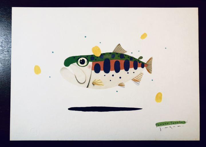 Yahoo!オークション - 村上康成 リトグラフ イラスト 魚 天魚