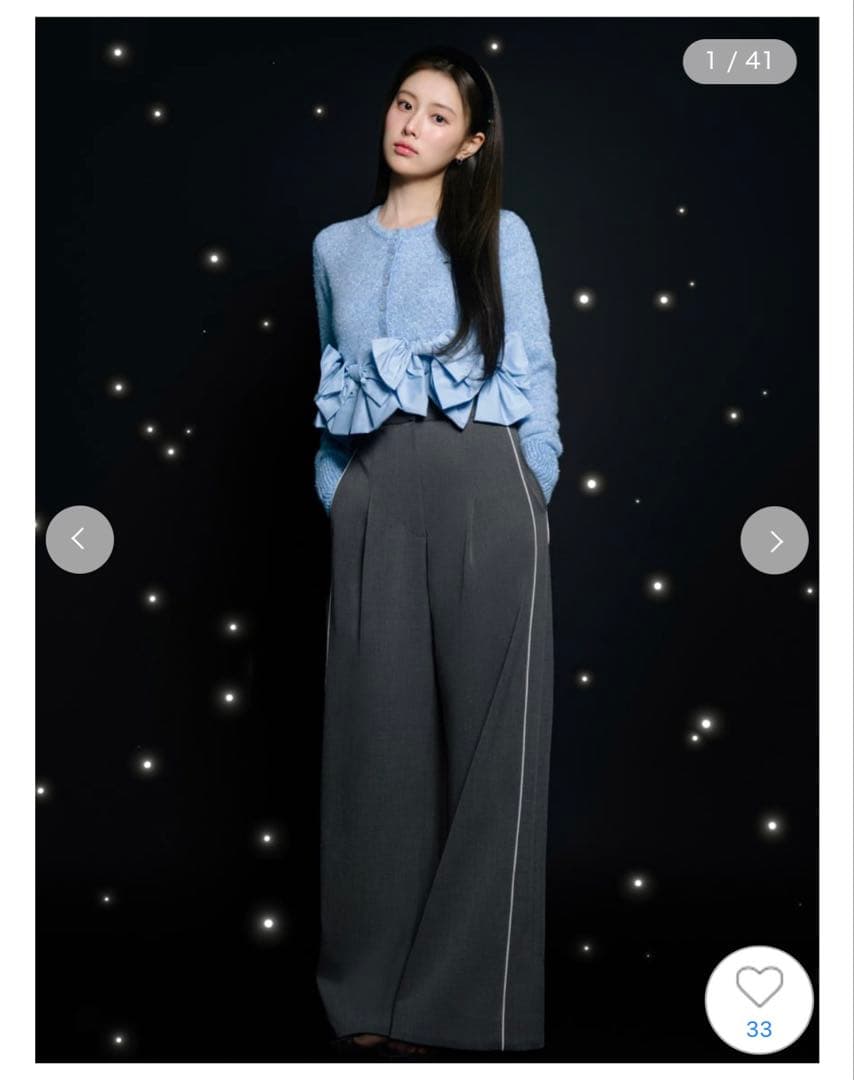 SNIDELタックラインパンツ