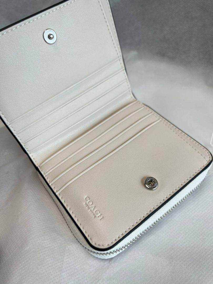 新品未使用】COACH CT908 折り財布 ストロベリー いちご 白ホワイト