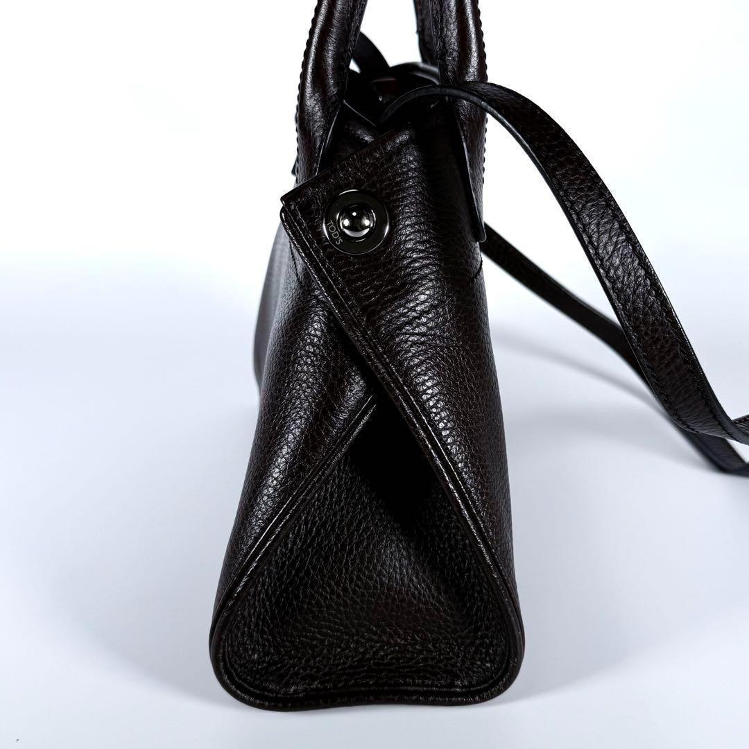 【極美品】TOD’S トッズ　ジレリ　2WAYショルダーバッグ　ハンドバッグ