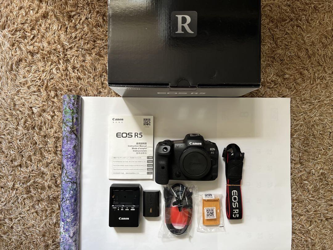 CANON EOS R5 ボディ シャッター回数 1000回未満