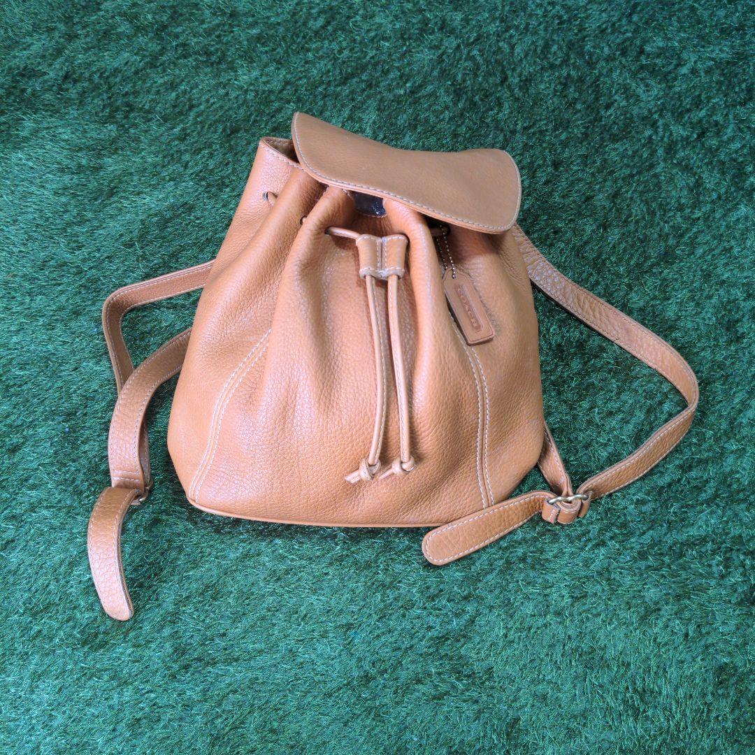 ヴィンテージ コーチ レザー リュックサック バッグ