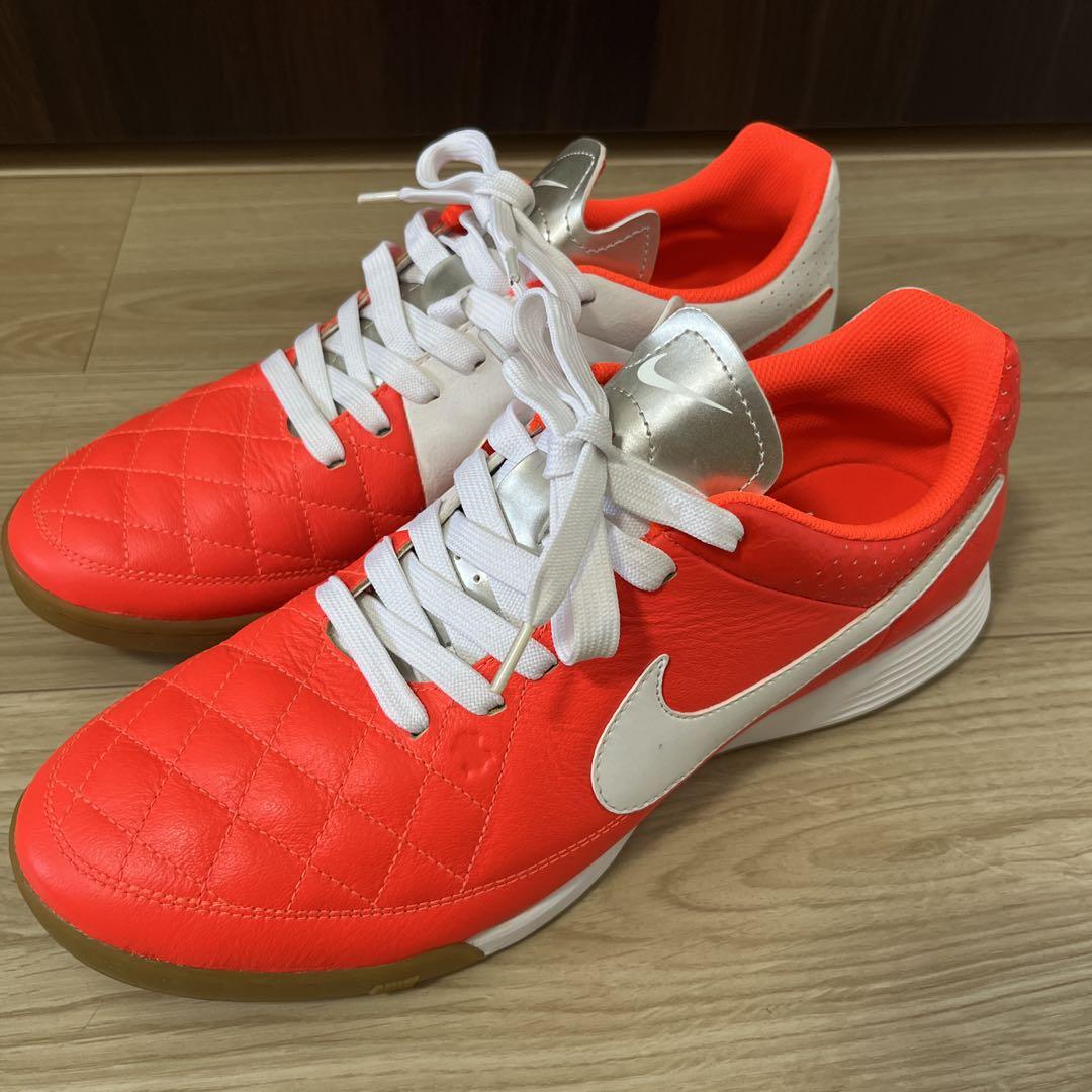 極美品！NIKE ナイキ ティエンポ ジーノ レザー IC フットサル 28cm