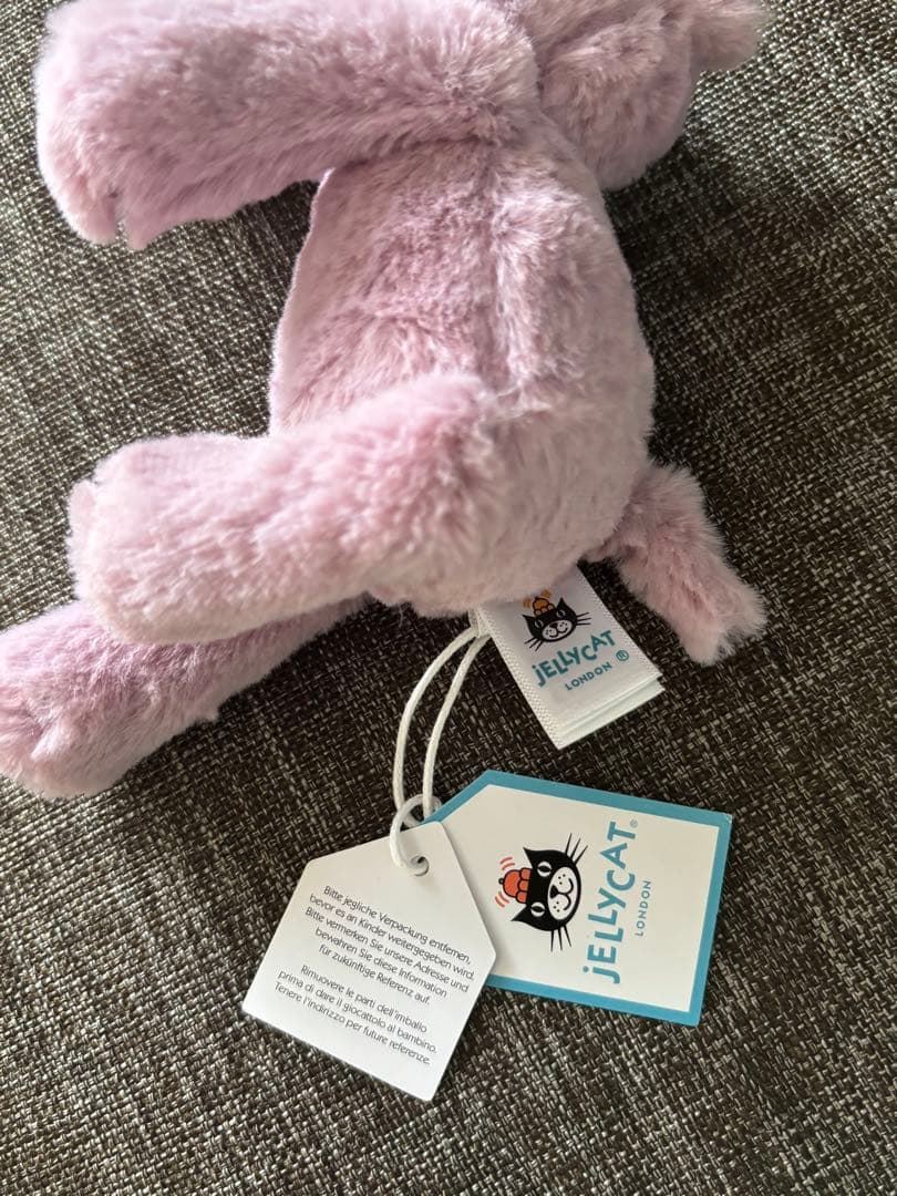  ジェリーキャット　smudge hippo カバ　ぬいぐるみ Smudge Hippo - Official Jellycat