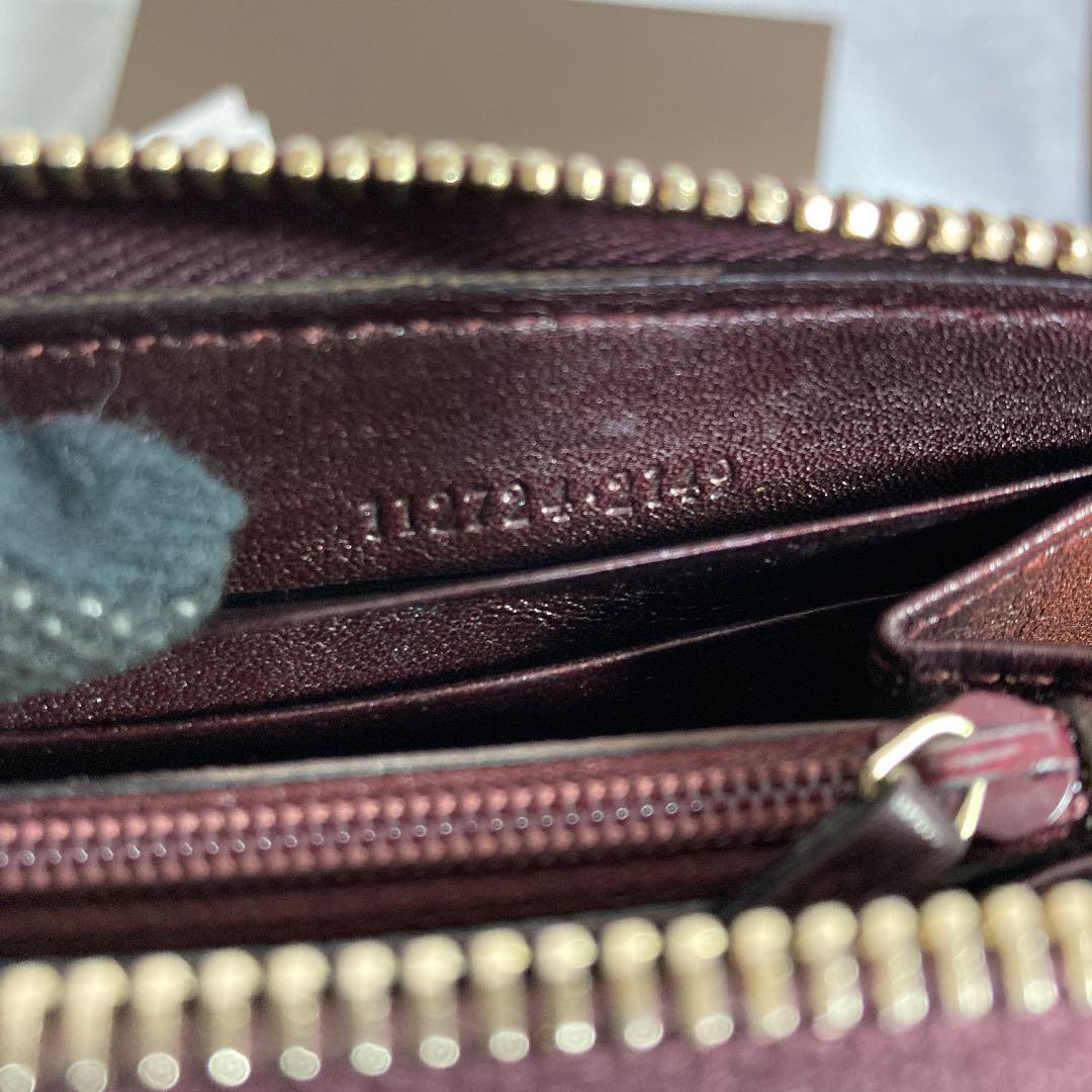 爆買いセール GUCCI グッチシマ 長財布 ラウンドファスナー GG柄 美品 ブラウン KMgAL-m25873660308 正規店好評
