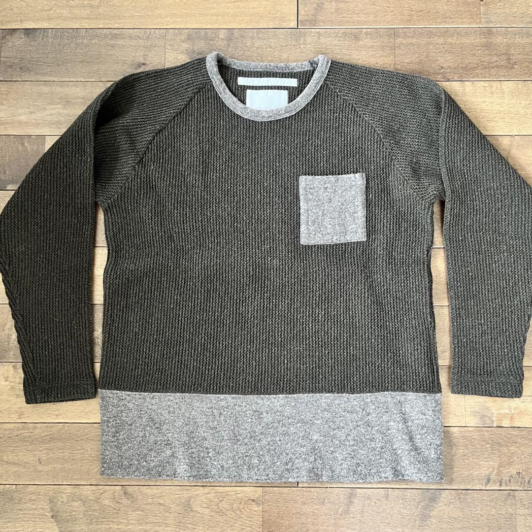 White Mountaineering 縮絨ニット ホワイトマウンテニアリング