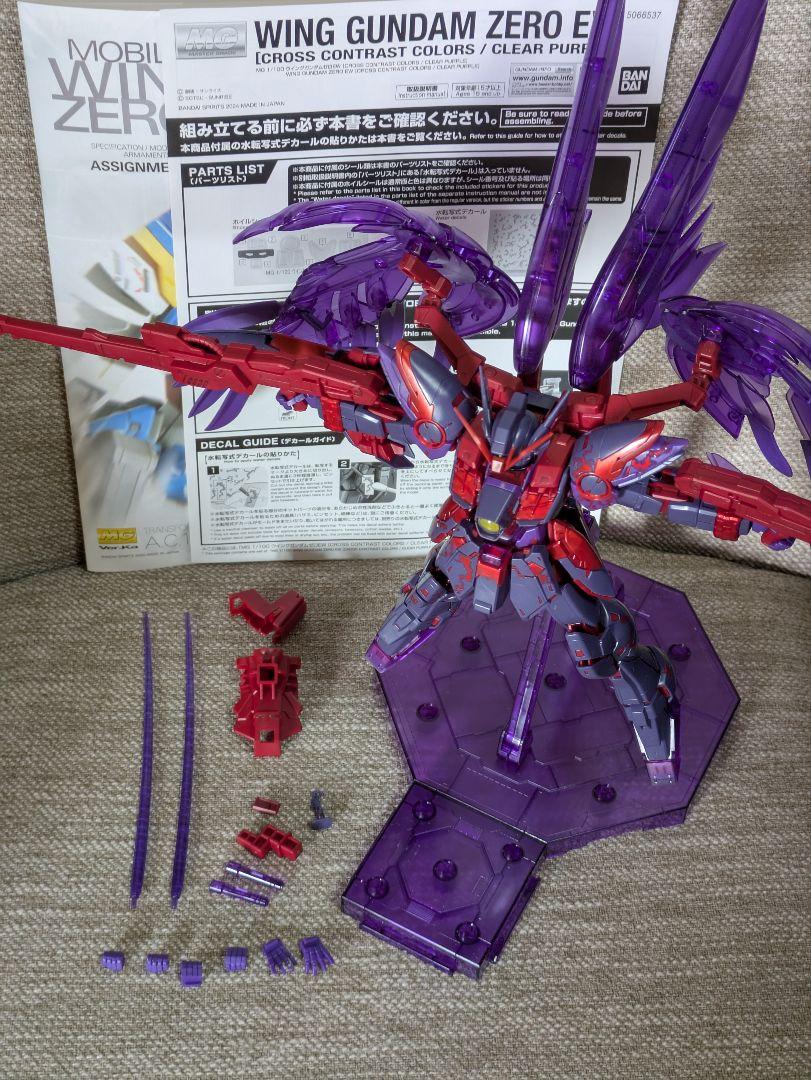 ＭＧ ウイングガンダムゼロＥＷ クロス コントラスト カラーズ クリアパープル