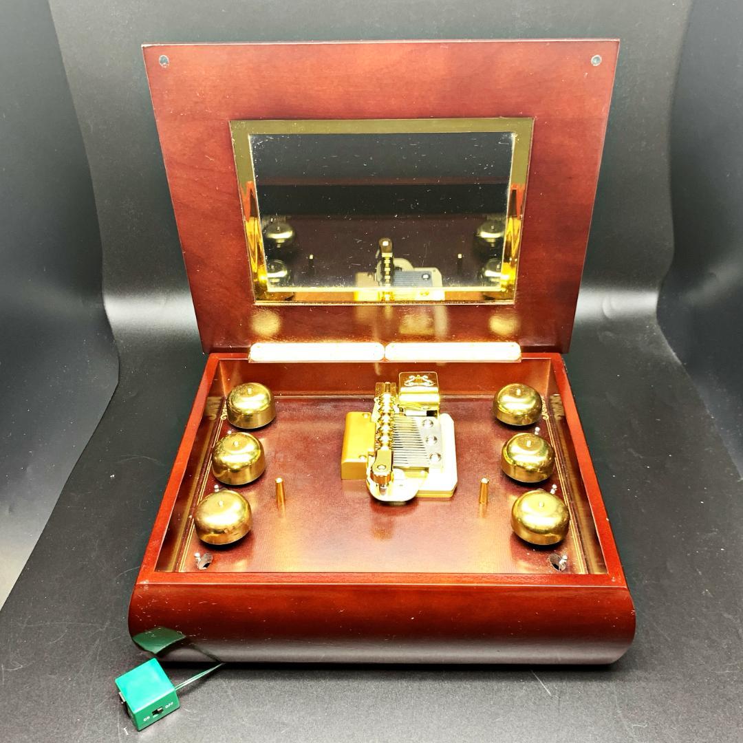 ★ミスタークリスマス ホリデイ オルゴール 6ベル 16ディスク 美品 動画あり ミスタークリスマス 6 ベル オルゴール レア ディスク