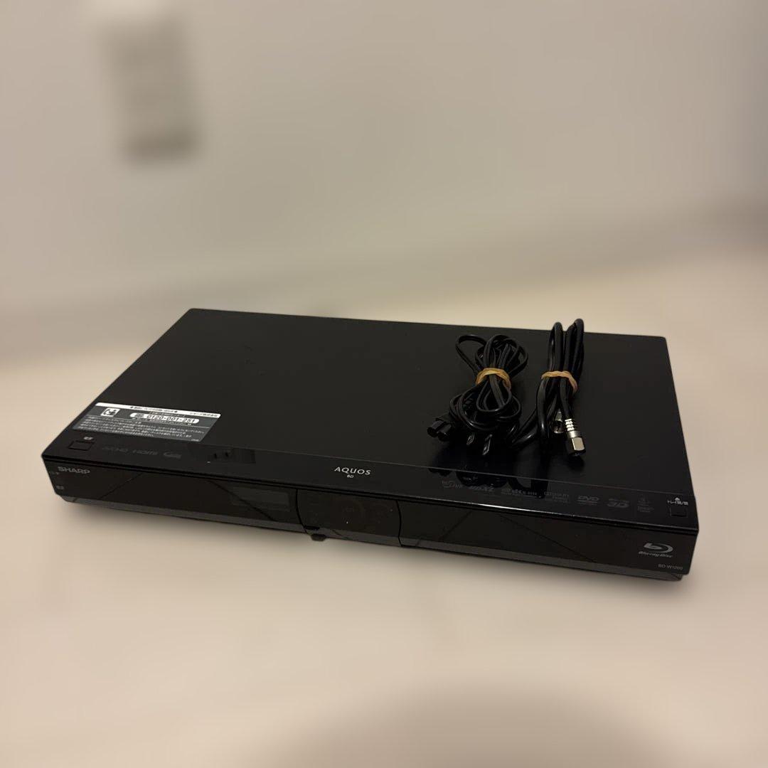 SHARP AQUOS BD-W1200 1TB ブルーレイレコーダ 動作 済