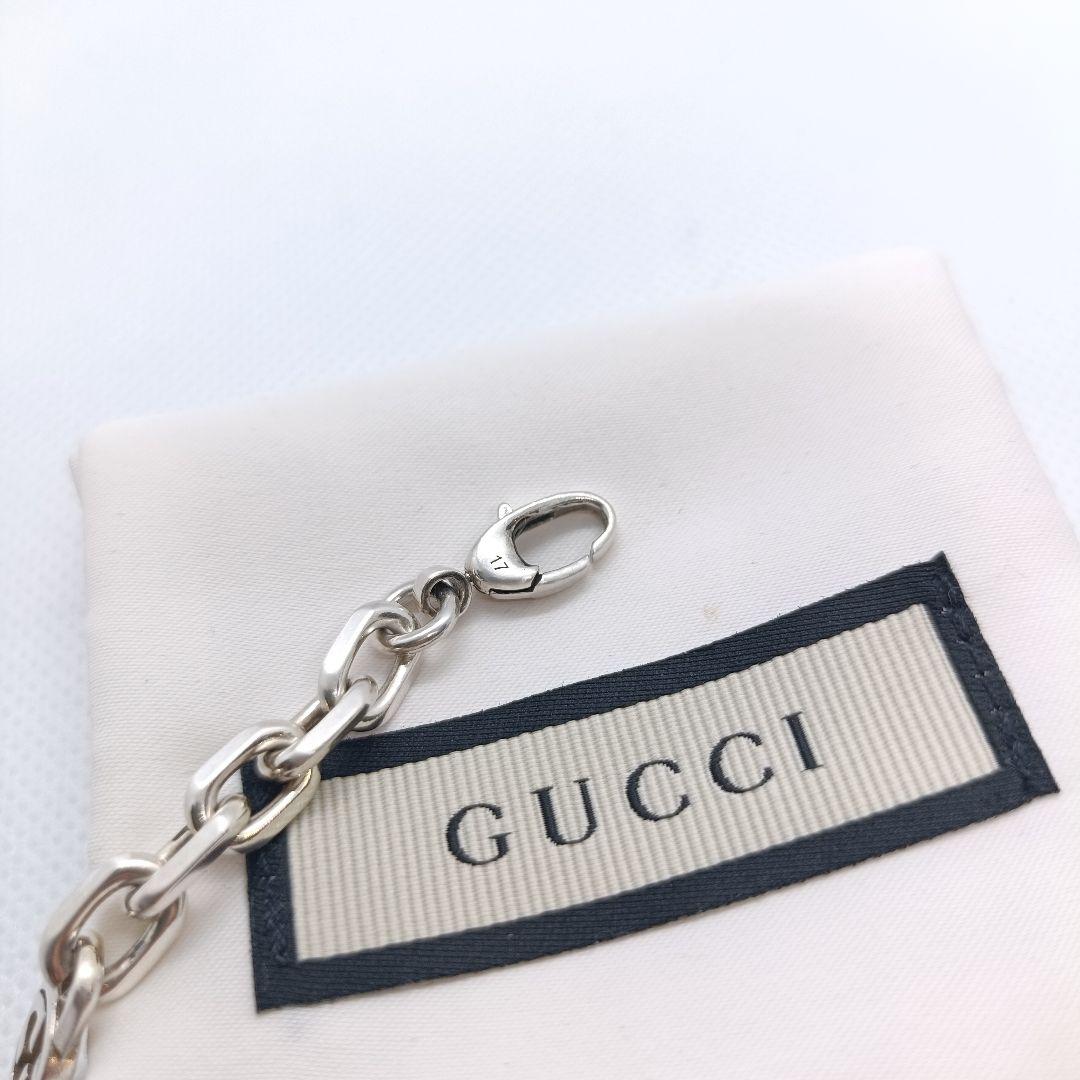 黒SR様　極美品✨️　グッチ　ブレスレット　インターロッキングG　メンズ 黒SR様 極美品✨️ グッチ ブレスレット インターロッキングG