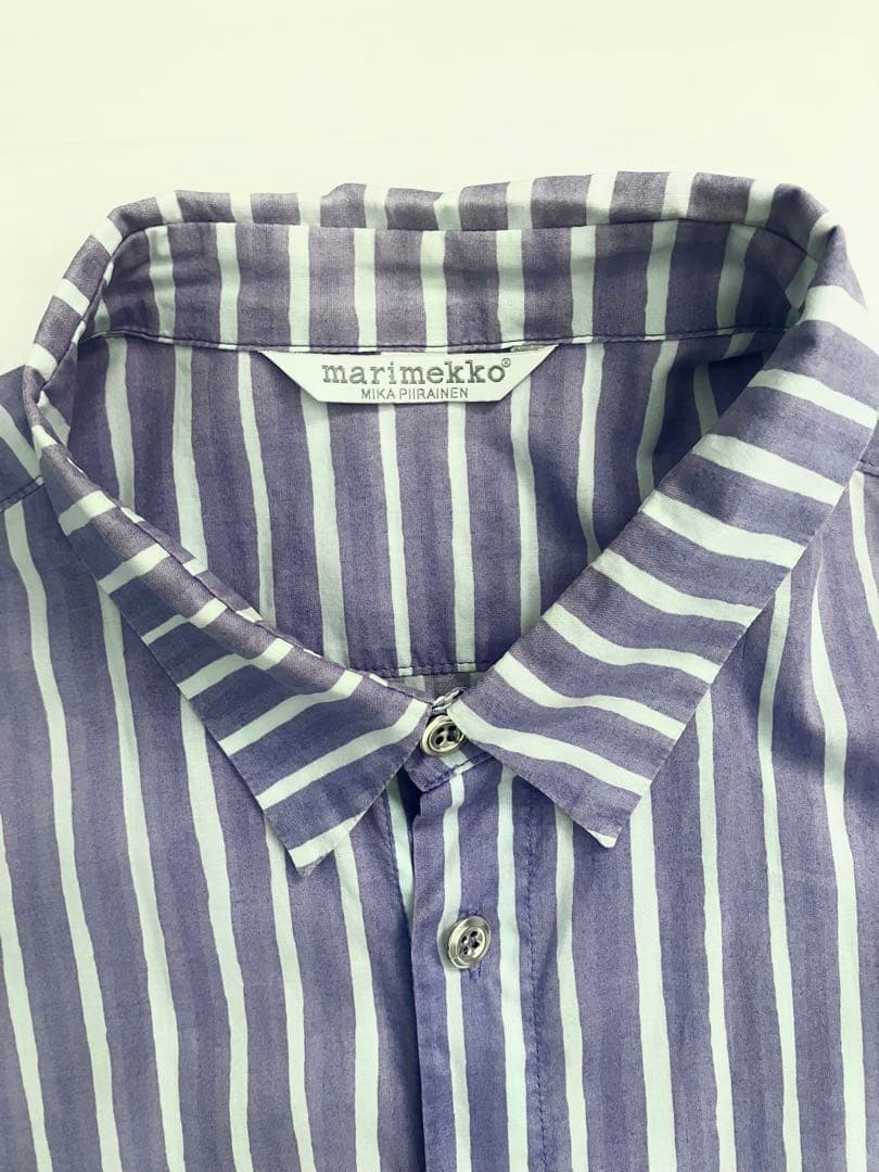 marimekko ヴィンテージ ヨカポイカ長袖シャツ marimekko ヴィンテージ ヨカポイカ長袖シャツ