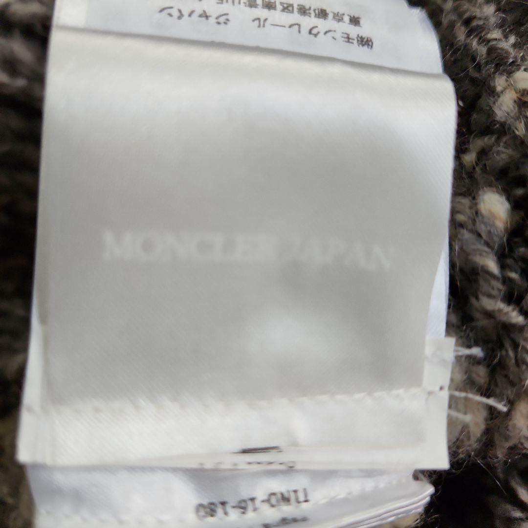 未使用新品　モンクレール　MONCLER アルパカ混ニット　ブラウン　M 美品/アルパカ混◇MONCLER モンクレール【GIROCOLLO モヘヤ