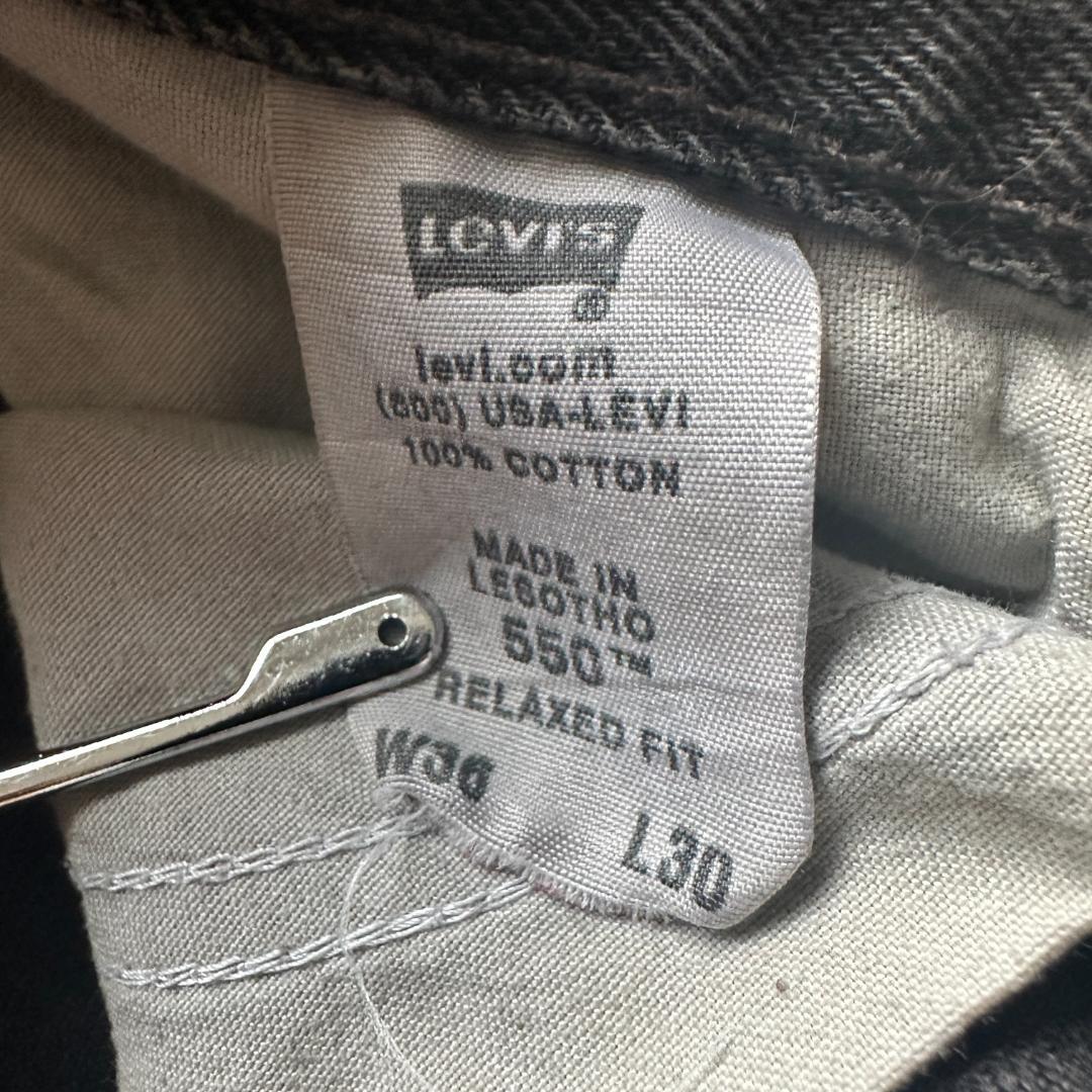 【W36 L30】00s levi's black リーバイス 550 569型