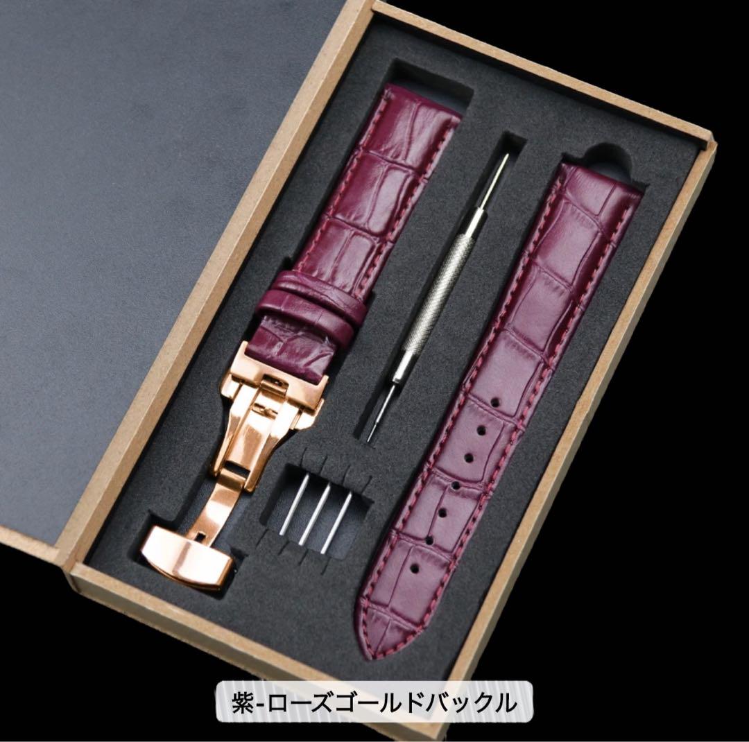 アップルウォッチカスタムレザーベルトApple Watchバンド緑ローズゴールド アップルウォッチカスタムレザーベルトApple Watchバンド緑ローズゴールド
