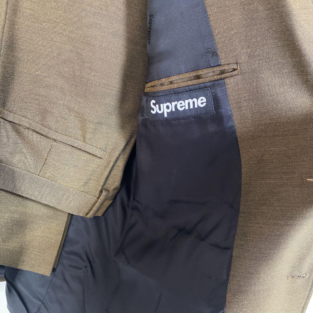 HOT得価 Supreme 19AW Sharkskin Suit L Brown 1oKhO-m25888011850 国産特価