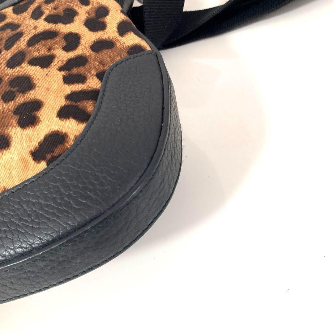 Dolce&Gabbana ✨美品✨ショルダーバッグ　レオパード　斜め掛け