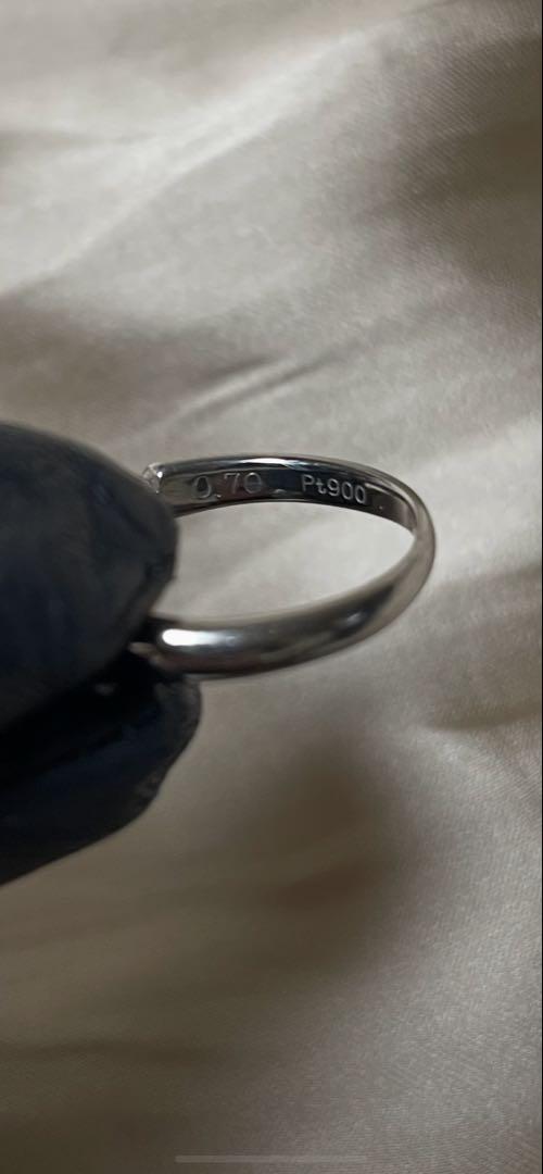 本日お値下げします。プラチナダイヤモンドリング0.70ct Pt900