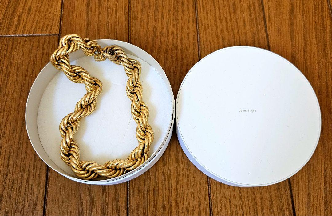 本日値下げ　AMERI SCREW CIRCLE NECKLACE ゴールド