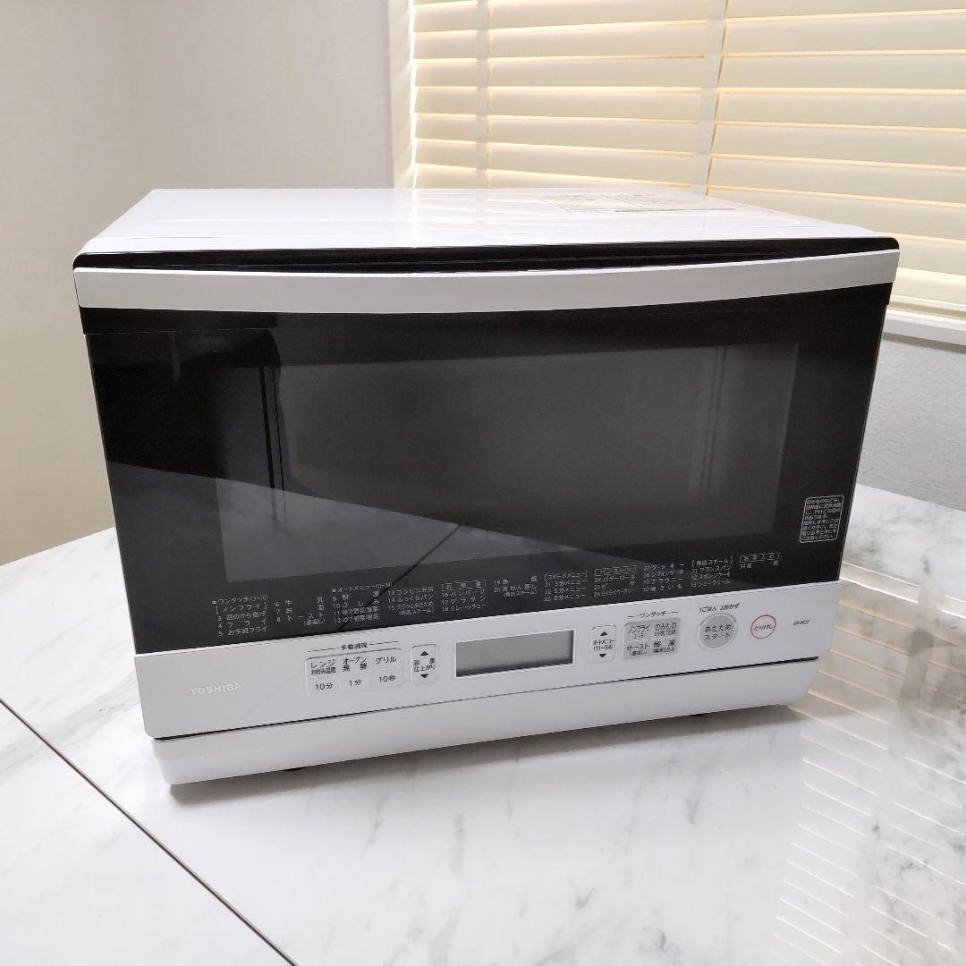 ブラック系注目ブランドのギフトTOSHIBA ER-RD7(W) スチーム オーブン 通常販売 TOSHIBAスチームオーブンレンジ 石窯ドームER-RD7(K)2018年製 電子レンジ/オーブン