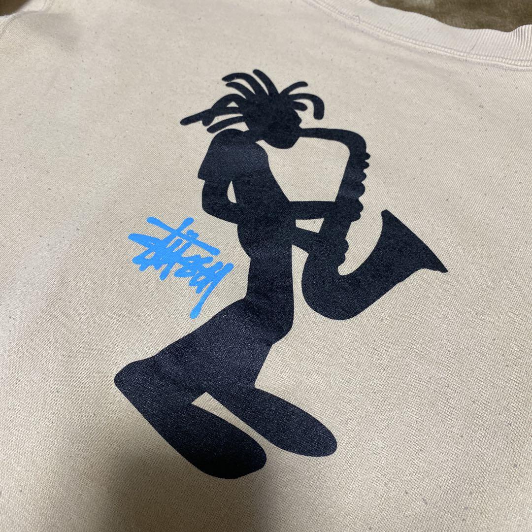 OLD stussy ステューシー 90s シャドーマン ジャズマン スウェット