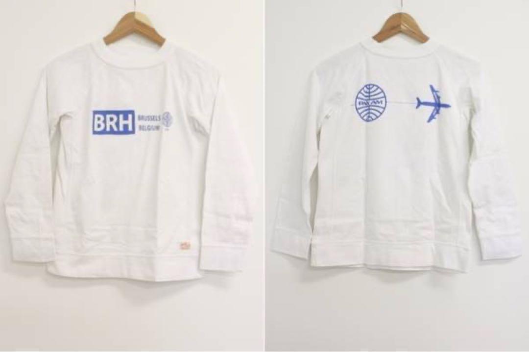 【レア】快晴堂謹製　Mサイズ　長袖ロゴTシャツ　Pan Am航空　ロンT