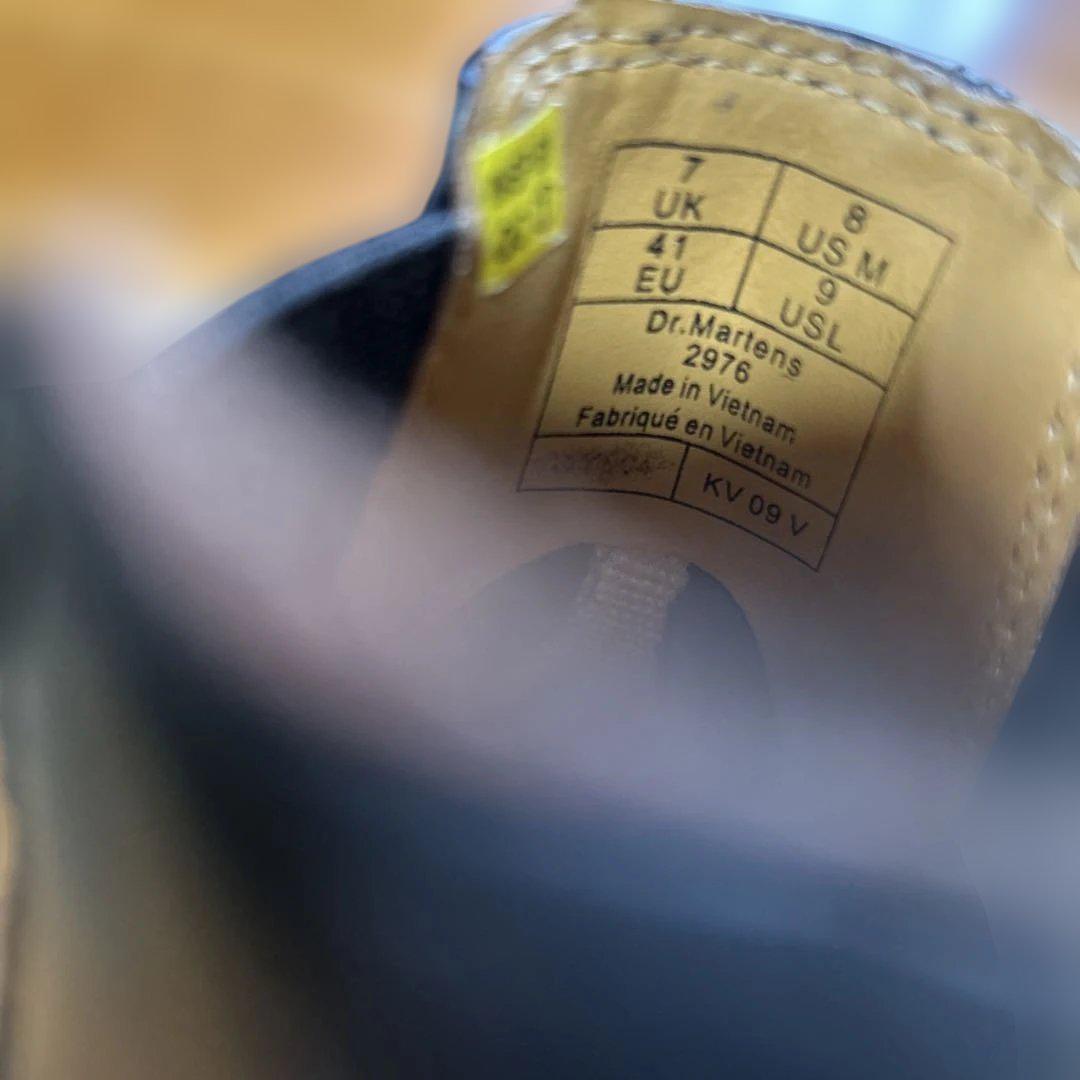 Dr. Martens 2976 サイドゴアブーツ ブラック UK7
