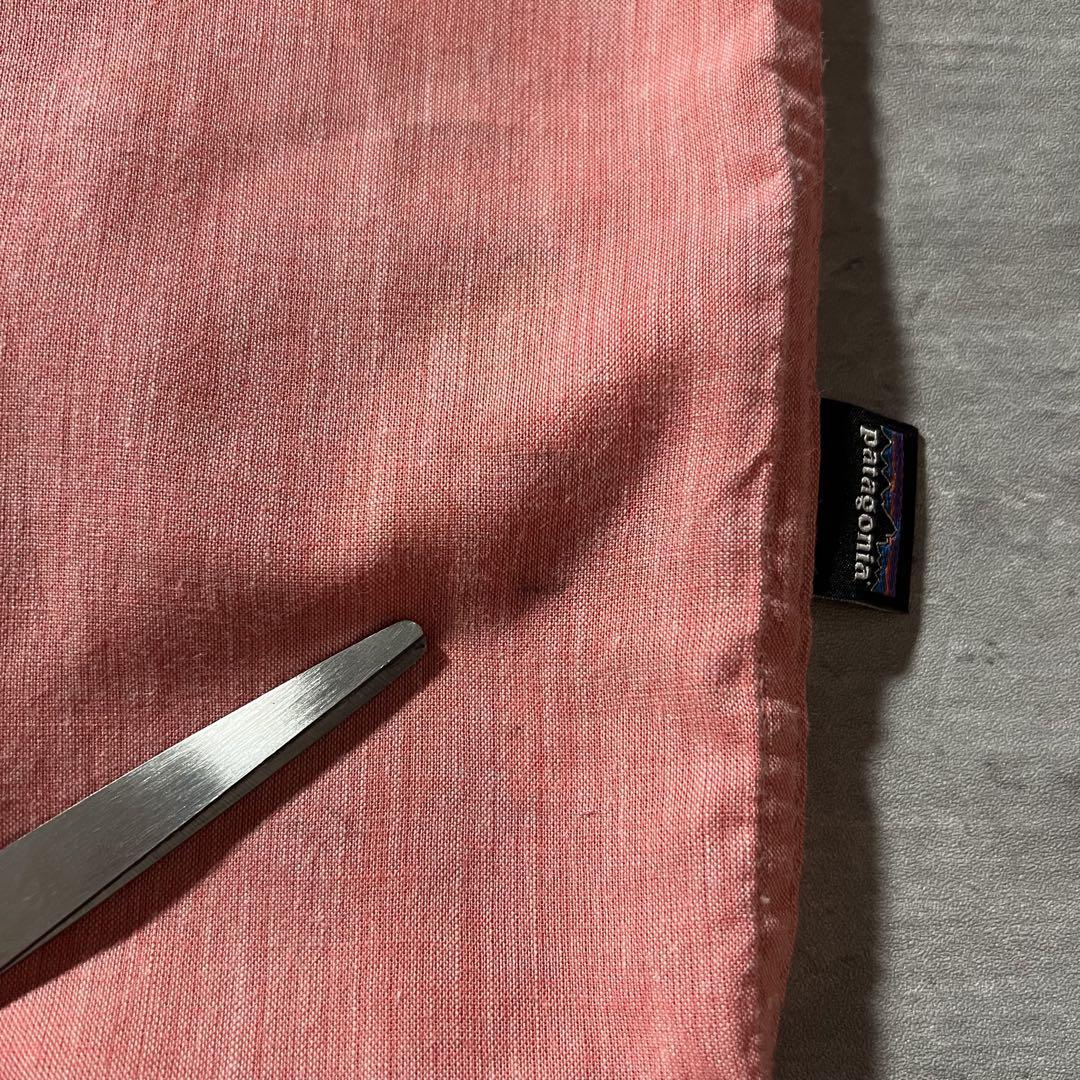 【希少XL、サーモンピンク】patagoniaボタンダウン半袖シャツ古着アメカジ
