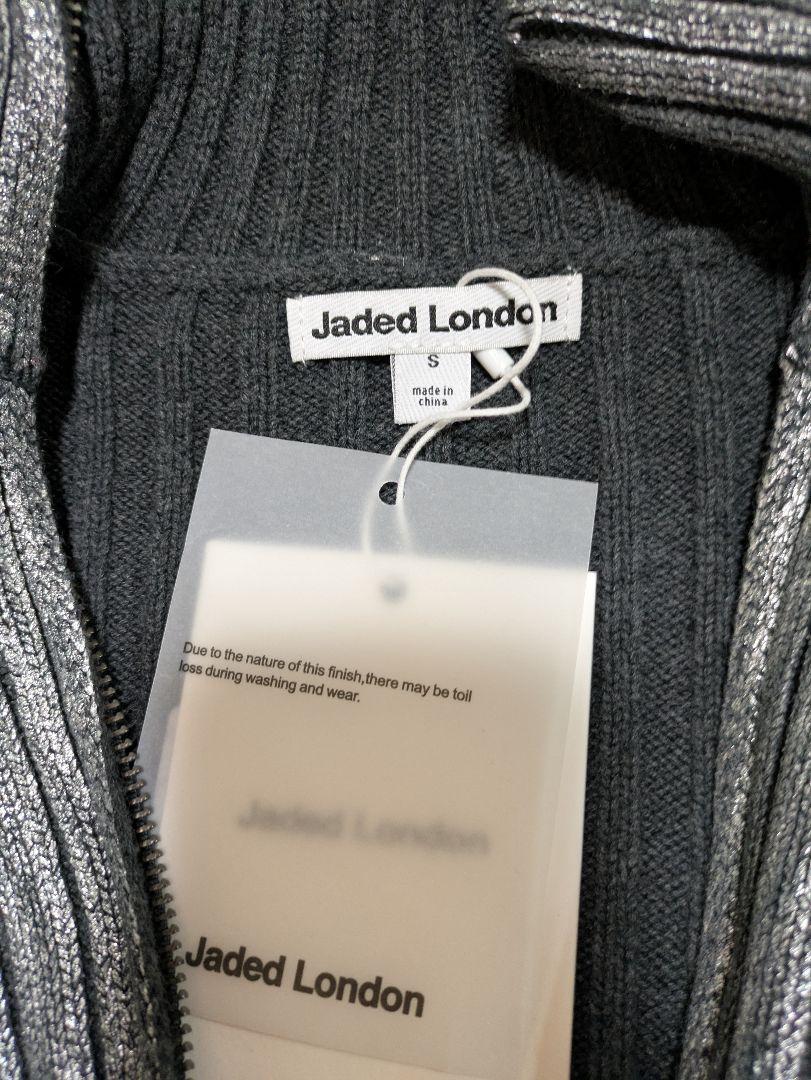 ★新品★JADED LONDON ジェイディッドロンドン光沢 ジップニット