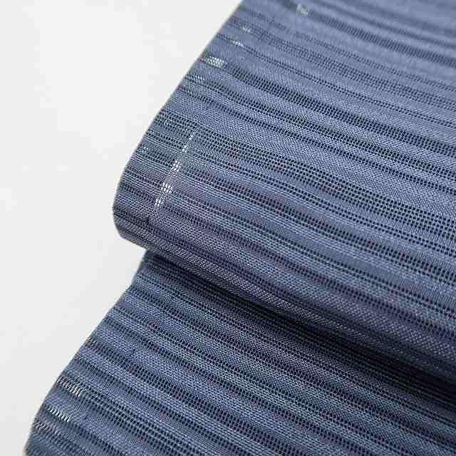 刺繍 夏着物 正絹 変わり紗“朧げな短冊と刺繍花が開く、夜明け前”訪問着M-32