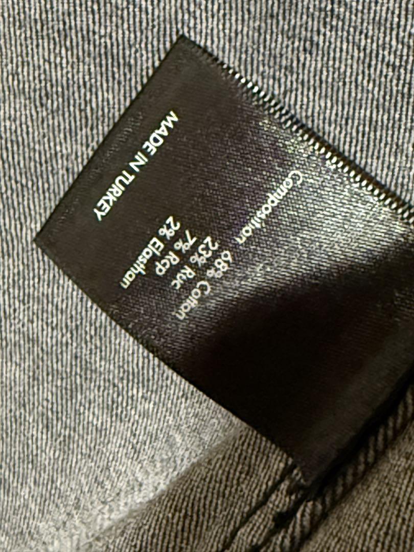 【美品】BALR デニムジャケット　グレー
