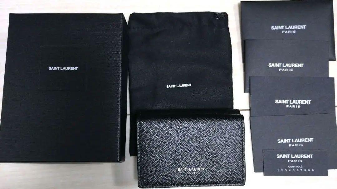 サンローラン SAINT LAURENT 三つ折り財布