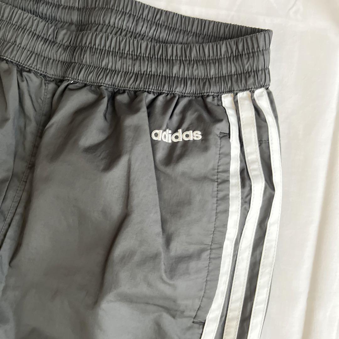 adidas  ウインドブレーカー　ナイロンセットアップ　Mサイズ　3本ライン