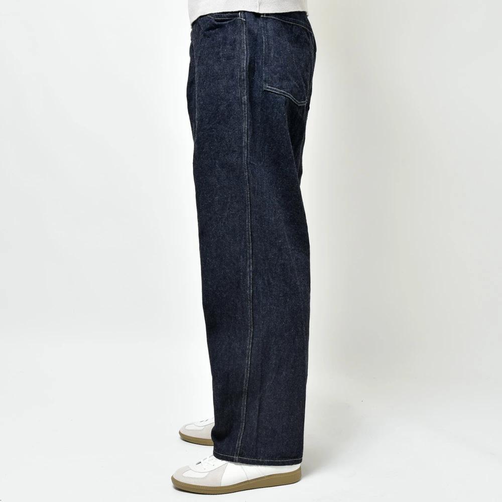 24SS【新品タグ付】サイズ4／COMOLI（コモリ） デニム ベルテッドパンツ