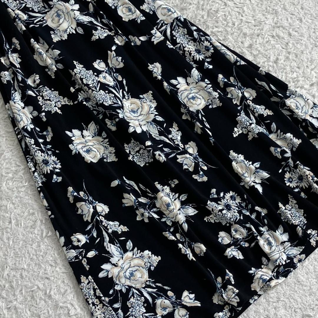 極美品✨ローラアシュレイ ロングワンピース ベルト 大きい